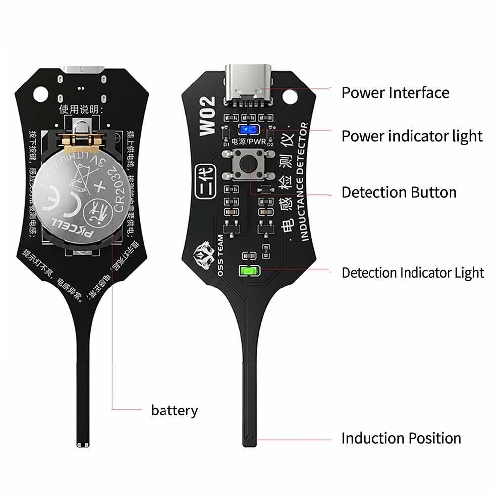 DC 5V Endüktans Test Cihazı An - Co Detector Plug incelemesi ve fiyatı